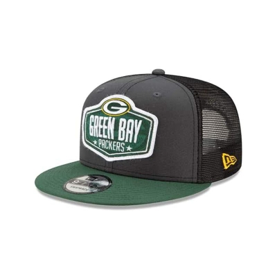 Sapca New Era Green Bay Packers NFL NFL Draft 9FIFTY Snapback - Gri